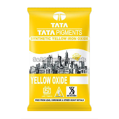 TATA पीले ऑक्साइड पैवर ब्लॉक रंग