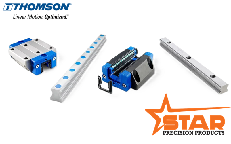 Thomson Linear Guide Way - Stainless Steel, Different Sizes, Silver Color | High-Quality Industrial Solution for Smooth and Precise Motion