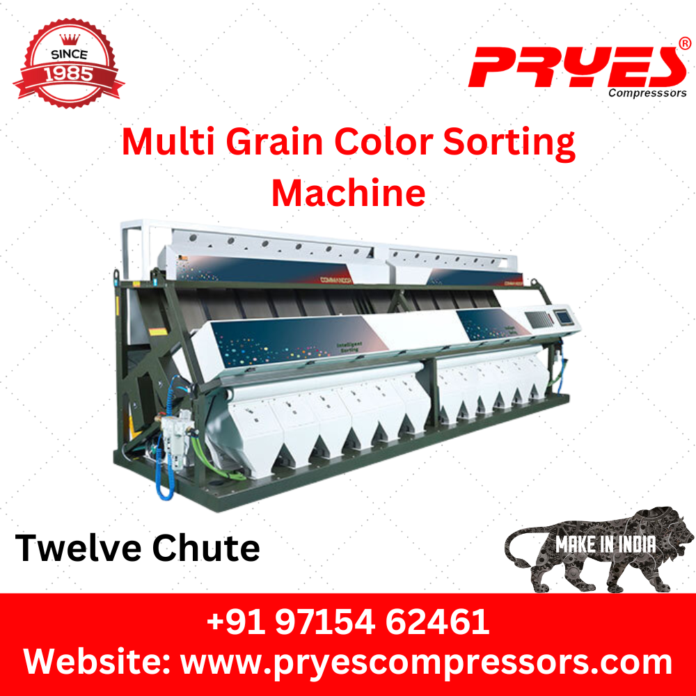 Rice Color Sorting Machine - 10 Chute Accuracy: 99 %