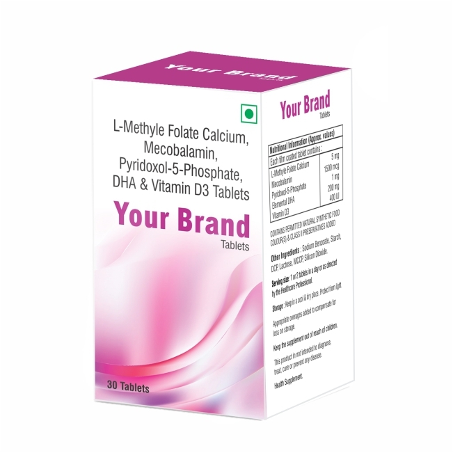 L-methyle Folate Calcium With Dha And Vitamin D3 Tablet
