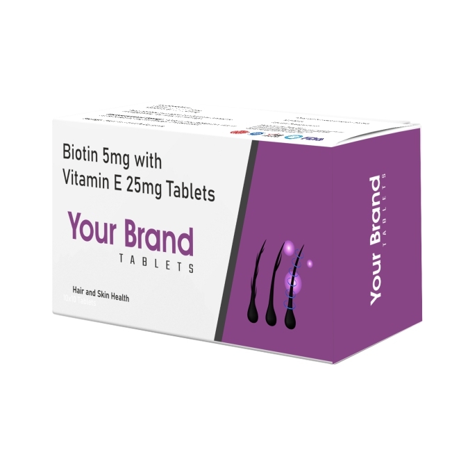 Biotin 5mg With Vitamin E Tablet