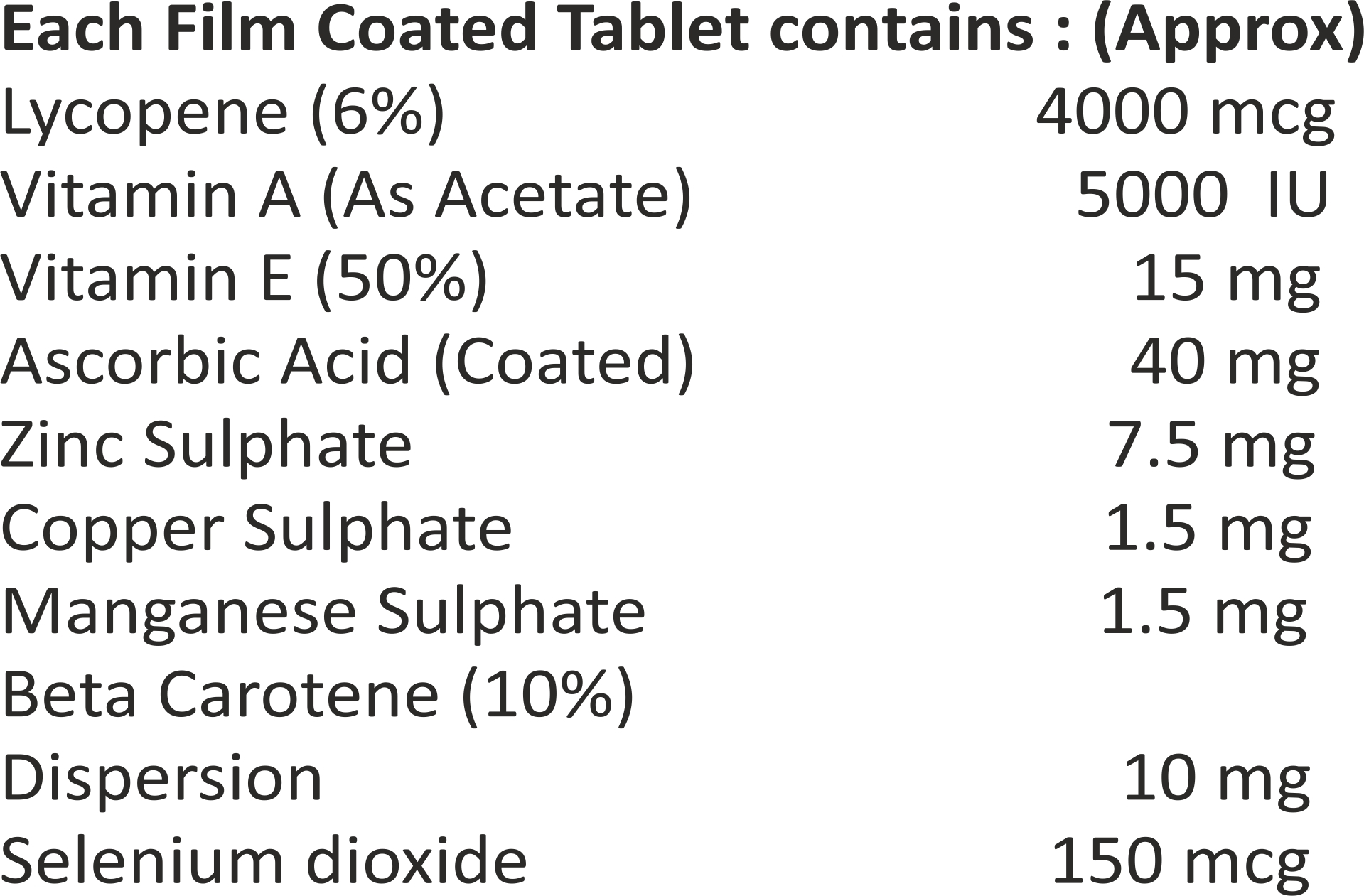 Lycopene With Beta Carotene - Energy-boosting Antioxidant Tablets | Supports Cardiovascular Health, Anti-inflammatory Properties, 1-year Shelf Life