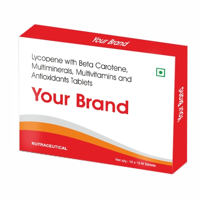 Lycopene With Beta Carotene - Energy-boosting Antioxidant Tablets | Supports Cardiovascular Health, Anti-inflammatory Properties, 1-year Shelf Life