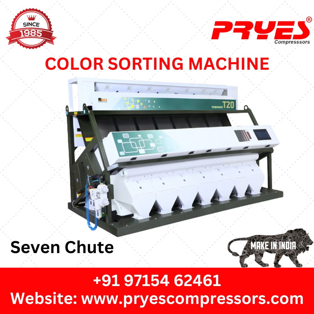 Rice Color Sorting Machine - 8 Chute Accuracy: 99 %