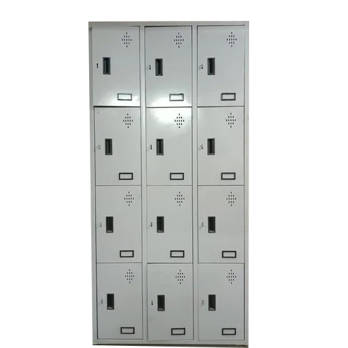 12 दरवाजों वाले इस्पात औद्योगिक लॉकर