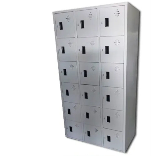 White Mild Steel Staff Locker