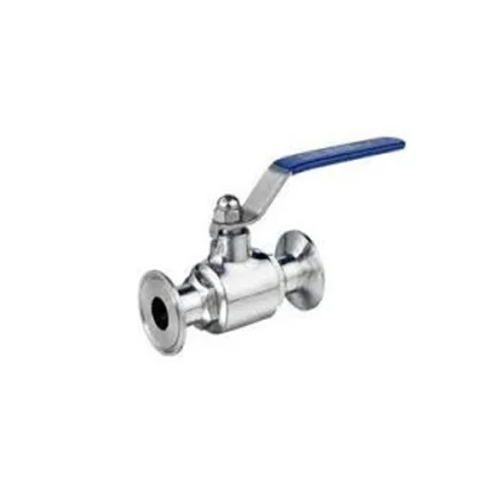 Tri Clover End Ball Valve - Color: As Per Availability