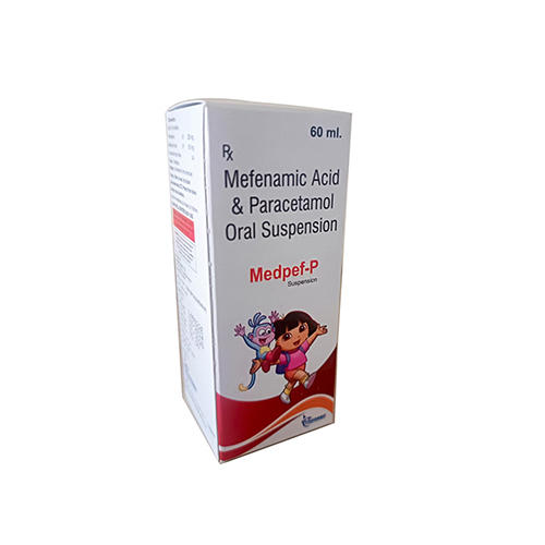 Mefenamic Acid and Paracetamol Oral Suspension - 60 ml Liquid Formulation | Suitable for Adults, General Medicine, Cool Storage Requirements
