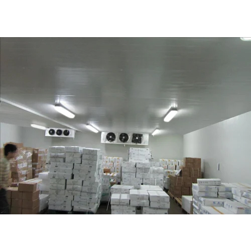 Fish Cold Room - Stainless Steel, Customized Size , White Color - Industrial Grade Refrigeration Solution