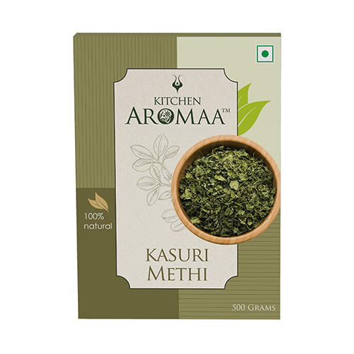 500g 100% Natural Kasuri Methi - Food-Grade Powder | Raw Fenugreek Leaves for Authentic Flavor in Curries, Gravies, and Marinades