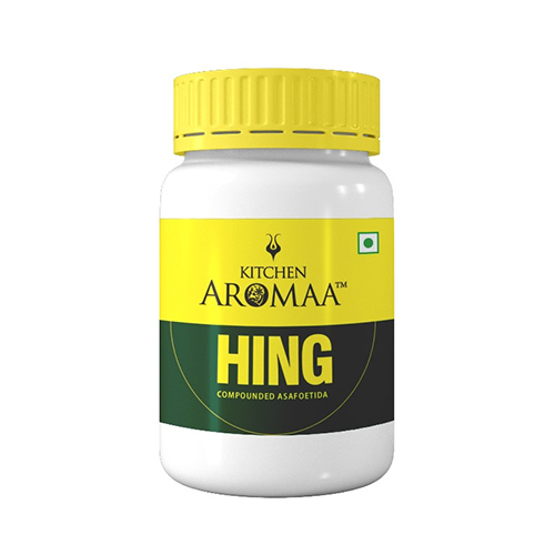 Hing Compounded Asafoetida Powder - Food Grade, Fine Powder Form , Raw Processing for Culinary Use and Freshness at Room Temperature