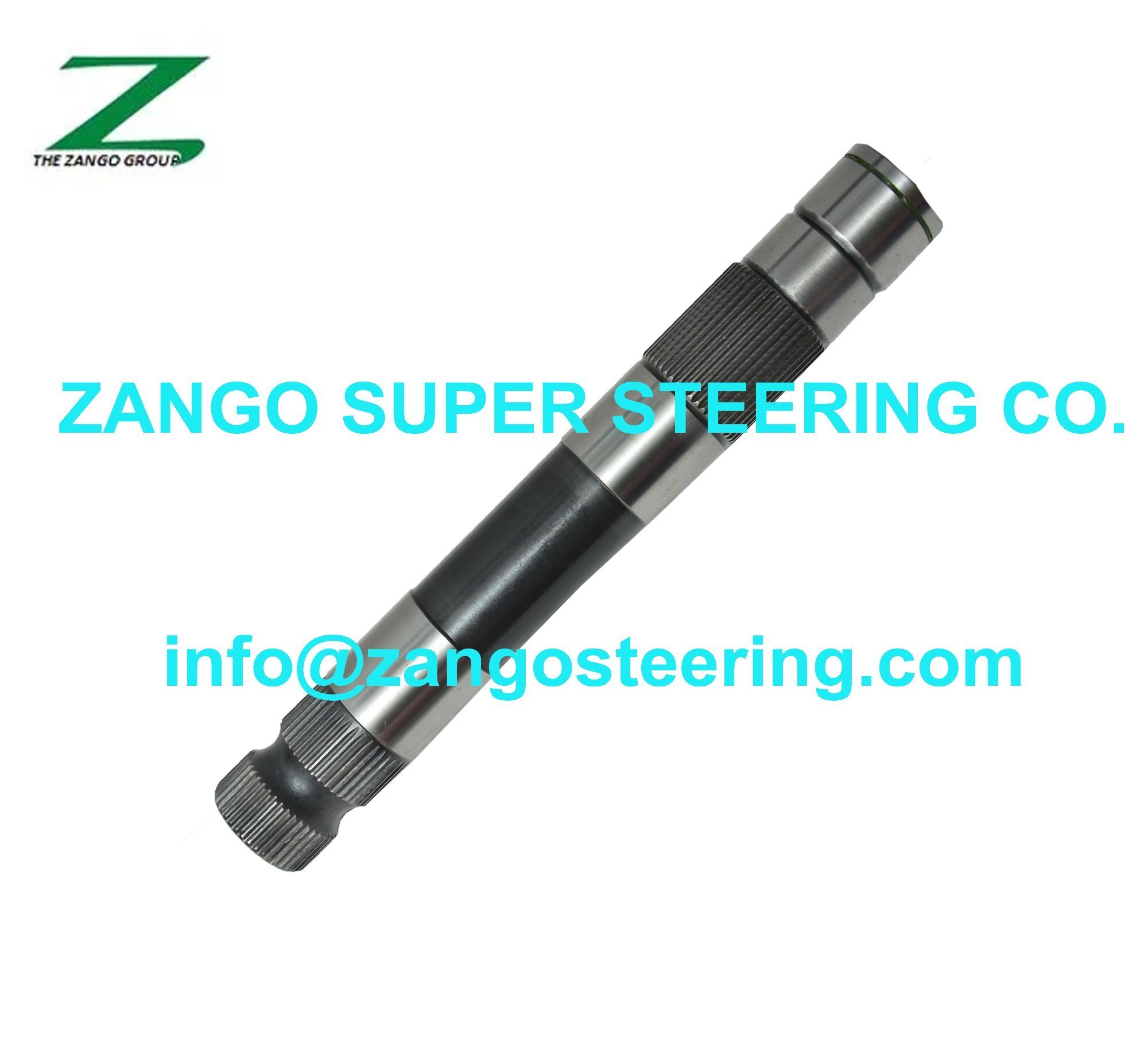 Silver And Black Spindle Shaft