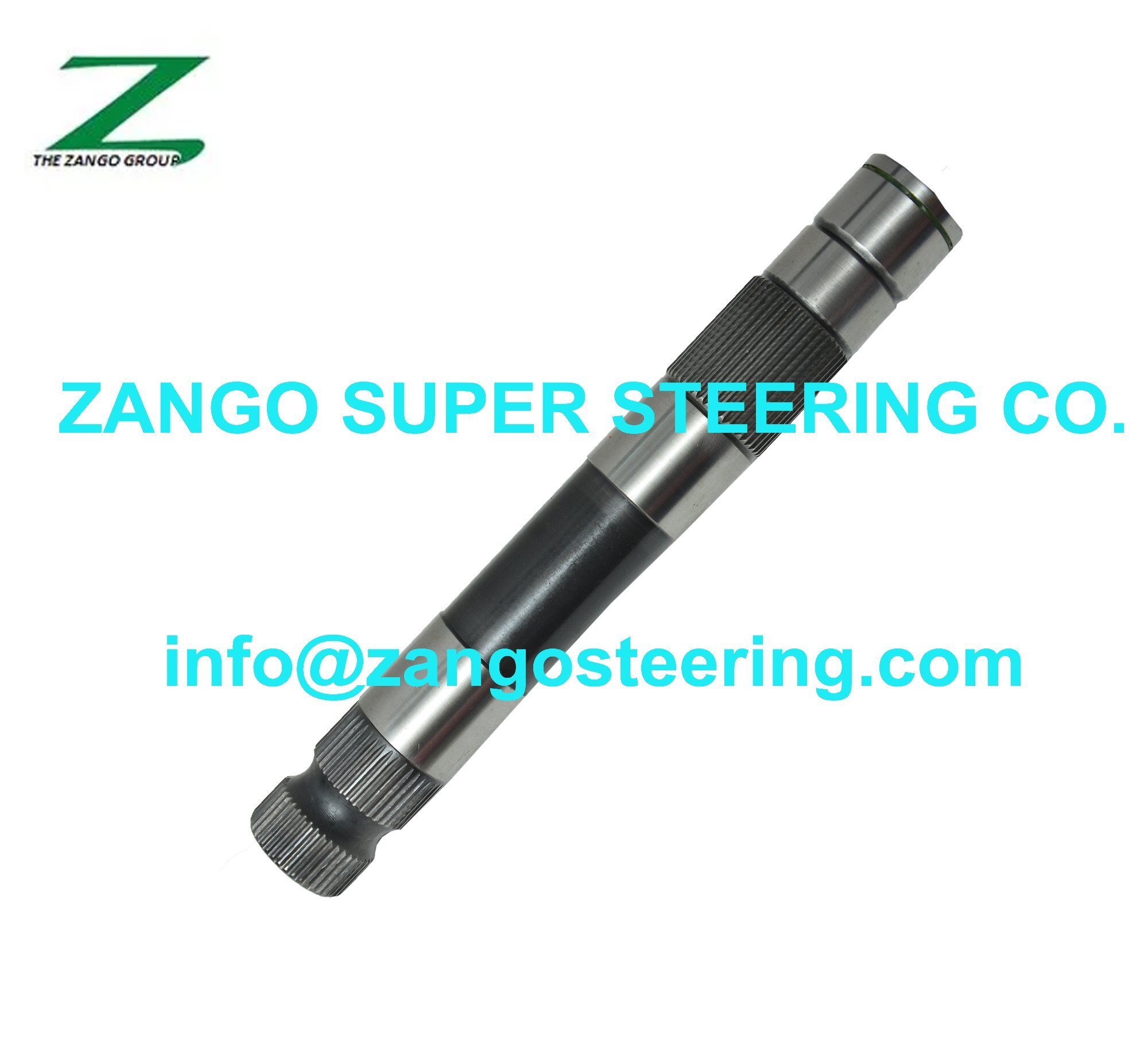 Silver And Black Spindle Shaft