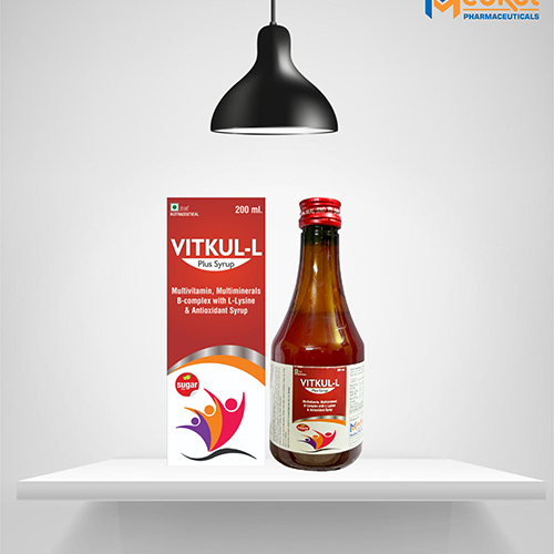 Vitkul L Plus Syp 200Ml - Ingredients: Multivitamin