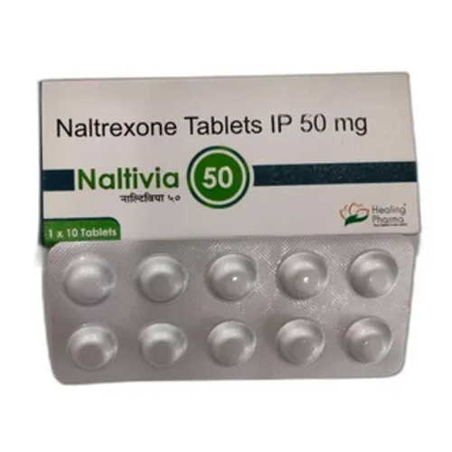 Naltrexone Tablets - 50 MG | General Medicine, Suitable for All, Store in Dry Place, Dosage Guidelines as Suggested