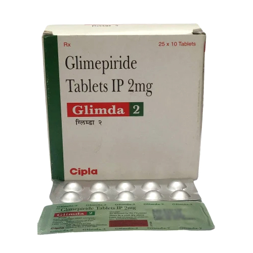 Glimepiride - 2 Mg Tablets Ip | Suitable For Adults, Cool Storage Instructions, Effective Blood Sugar Control