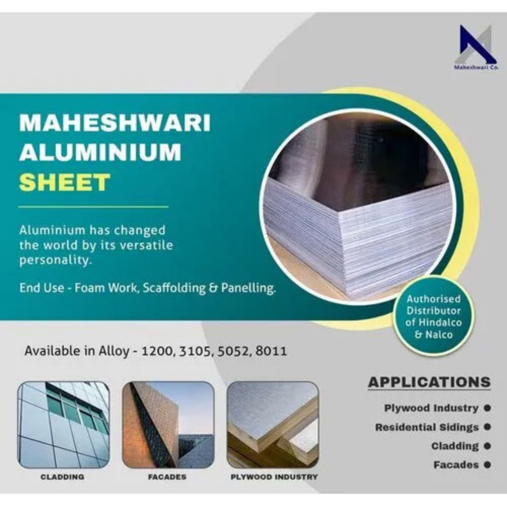 Aluminum Sheets - Color: Silver