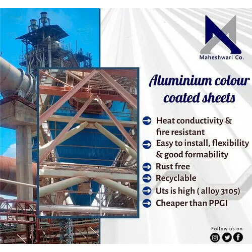 एल्यूमिनियम रंग कोटेड शीट्स