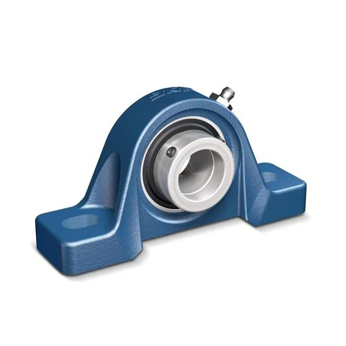 Pillow Block Ball Bearings - Cast Iron Housing & Chrome Steel Bearing, Standard Bore Size, Single Row Balls, Double Seals, Compact Design, 6-Month Warranty