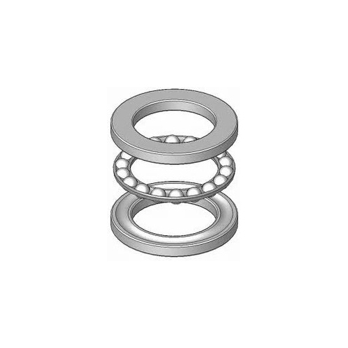 Thrust Ball Bearing - Steel, Single Row, Open Seal Type, Split Structure | Designed for Axial Loads in Automotive, Aerospace, Manufacturing