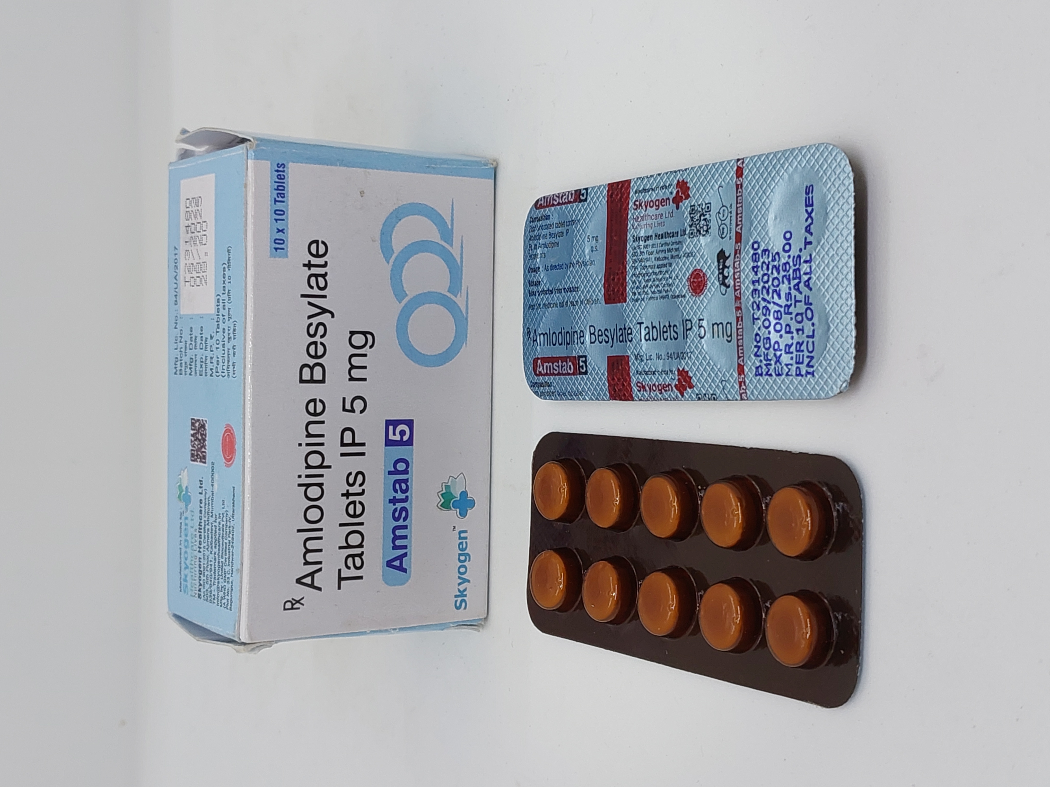 Amlodipine 5 - Physical Form: Tablets