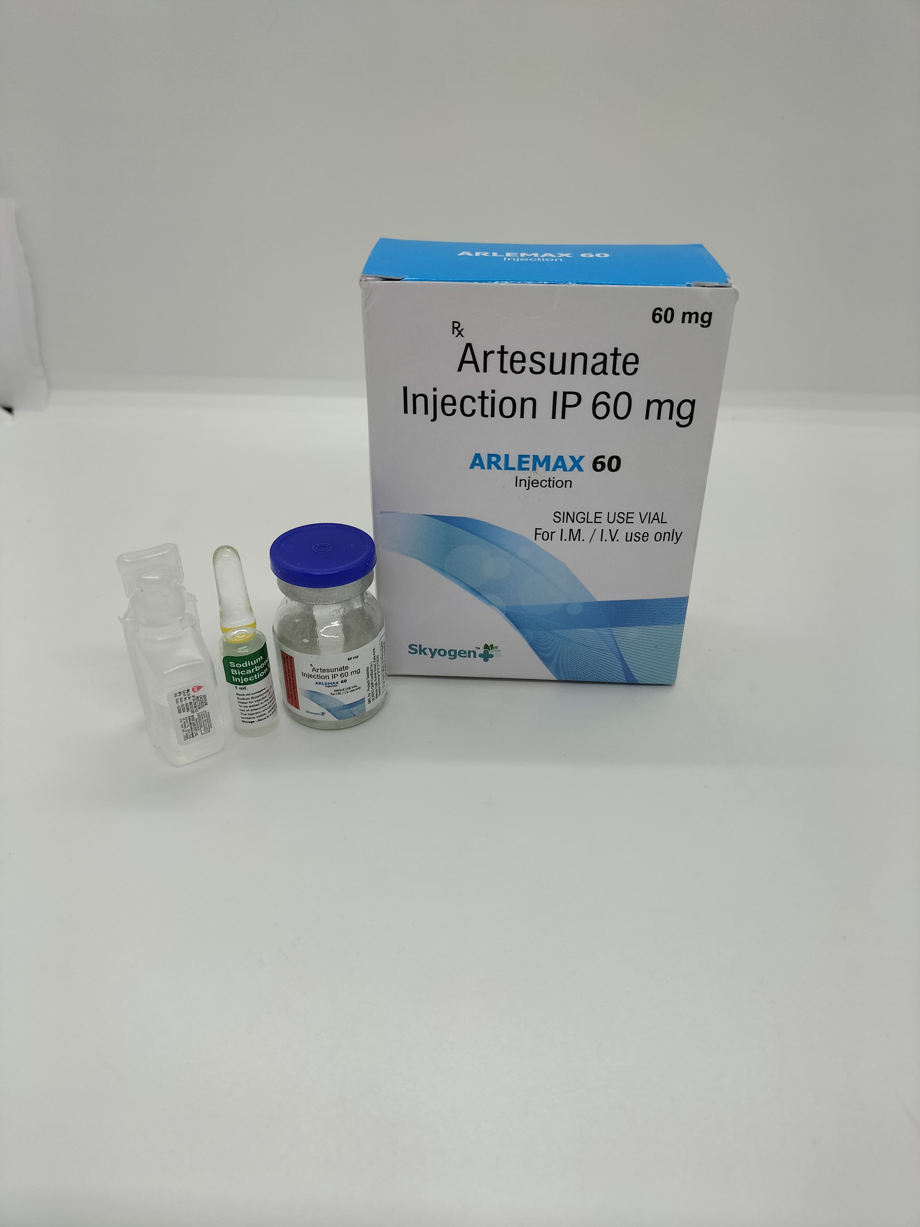 Artesunate 60mg Injection - Intravenous/intramuscular Liquid Formulation | Antimalarial Treatment For Severe Malaria, 1 Vial Per Package