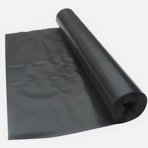 650 Micron HDPE Geomembrane Sheet - HDPE Material, Various Sizes Available, Black Color, Plain Tent Style | Versatile for Industrial Applications, Chemical Resistance, Puncture Protection