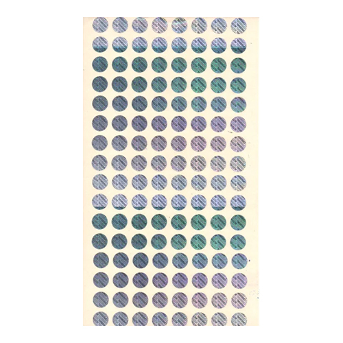 Multi Colors Holotechs Self Adhesive Hologram Label