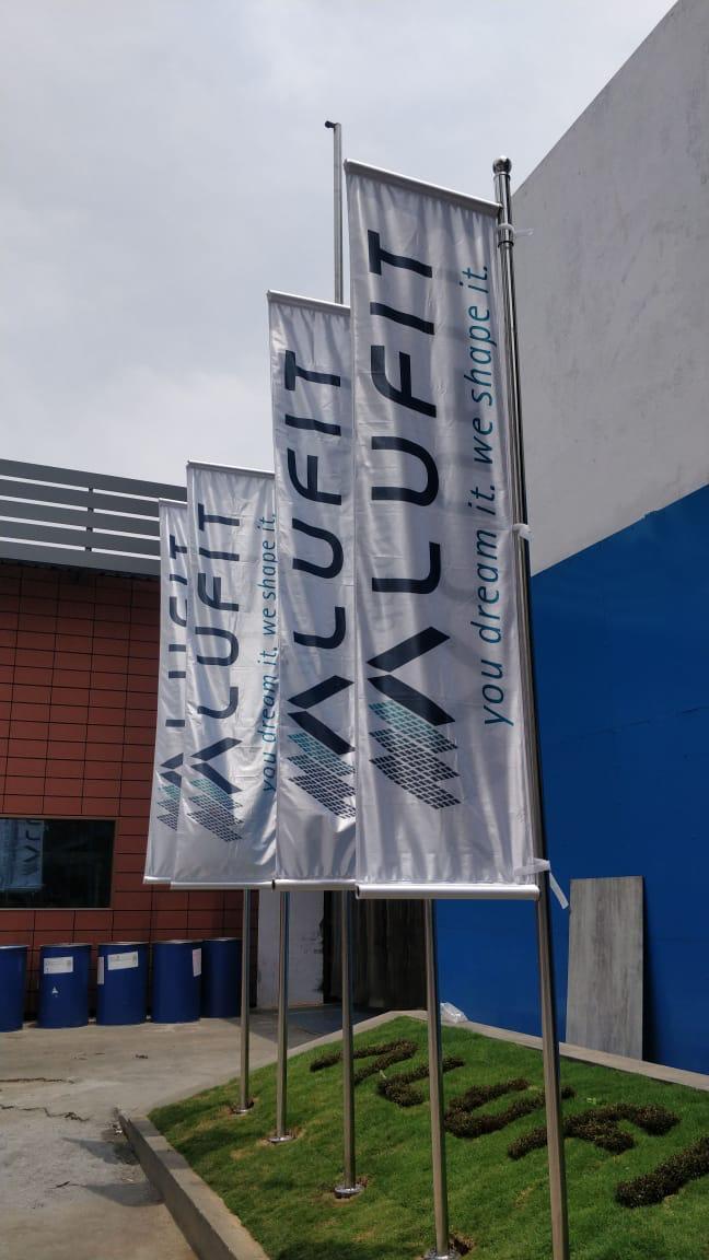 Advertising Flag Pole - Flagpole Material: Aluminium