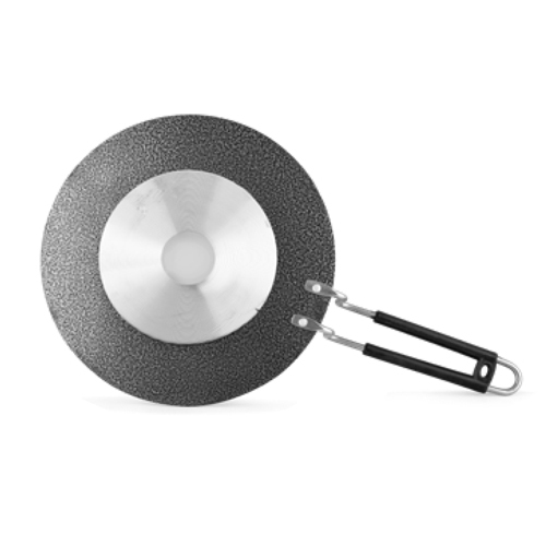 Powder Coating Tawa - High-Quality Aluminium, Normal Size, Natural Color | Durable with Scratch-Resistant Coating, Easy to Clean, Multiple Thickness Options, Warranty Included