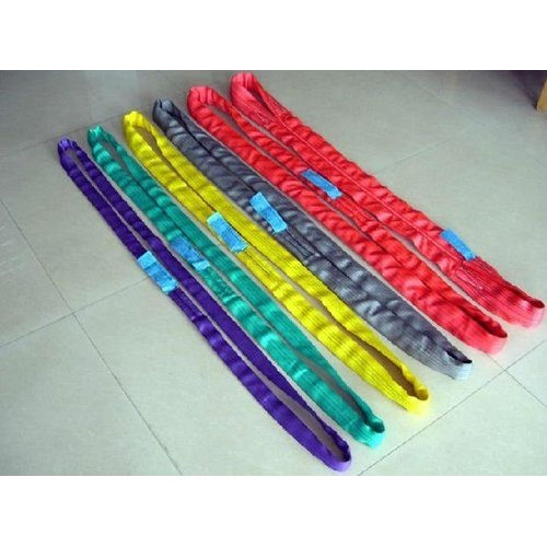 Polyester Endless Round Slings - Durable Material, Heavy Load Capacity, Vibrant Orange Color, New Condition, Warranty Included