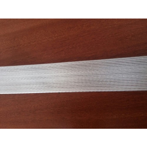 Polyester Woven Lashing Strip - W-20-100 mm, White Color, Durable Polyester Material, Reusable for Industrial Heavy Load Securing