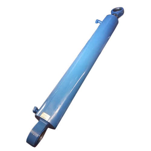 DMT Welded Both End Clevis Cylinder - Custom Sizes, Blue Paint Coated, Industrial Usage, Meets Industry Temperature Norms | High Durability and Performance for Hydraulic Systems