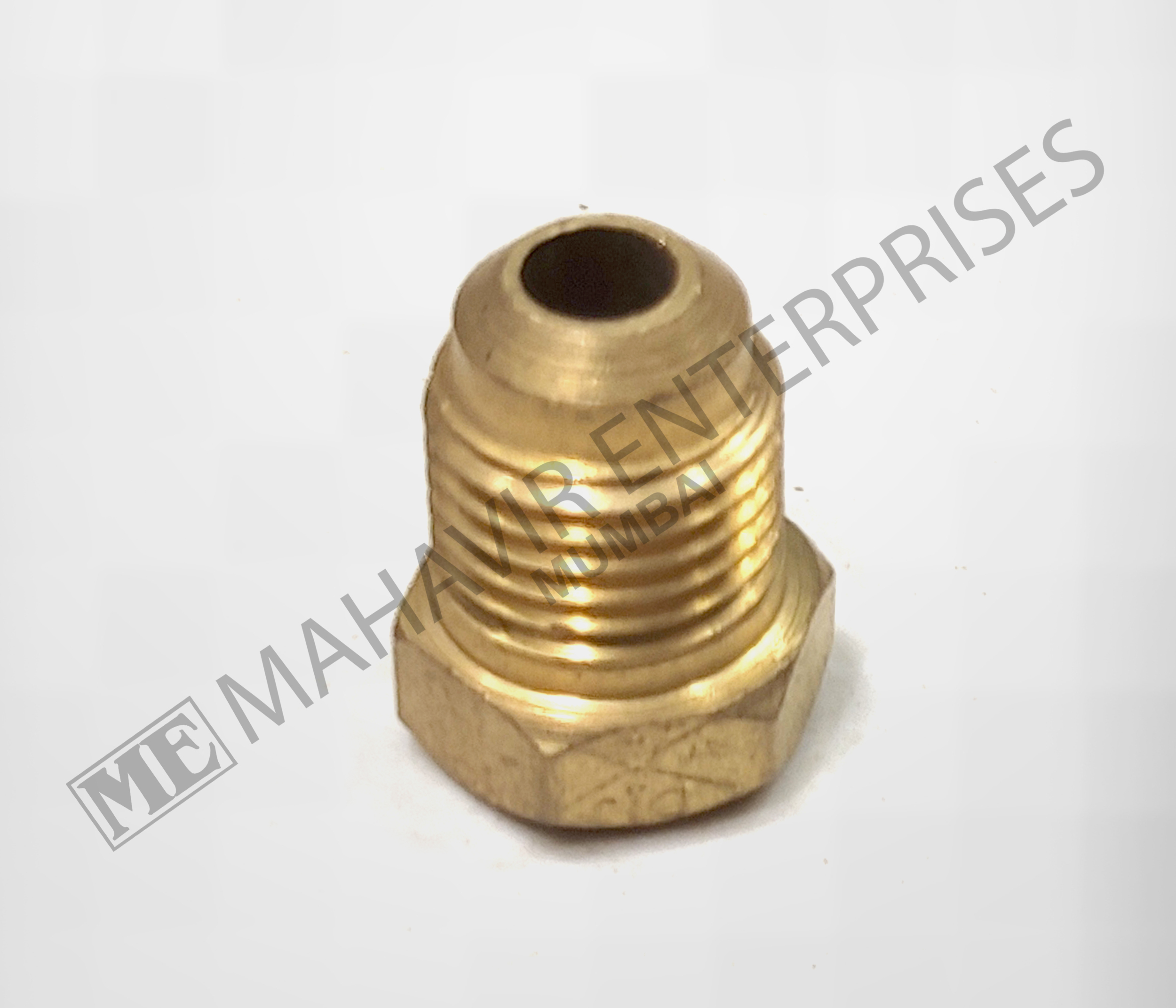 Brass Fitting - Durable Brass Material, Versatile Compatible Design | Ideal For Plumbing And Hvac Applications