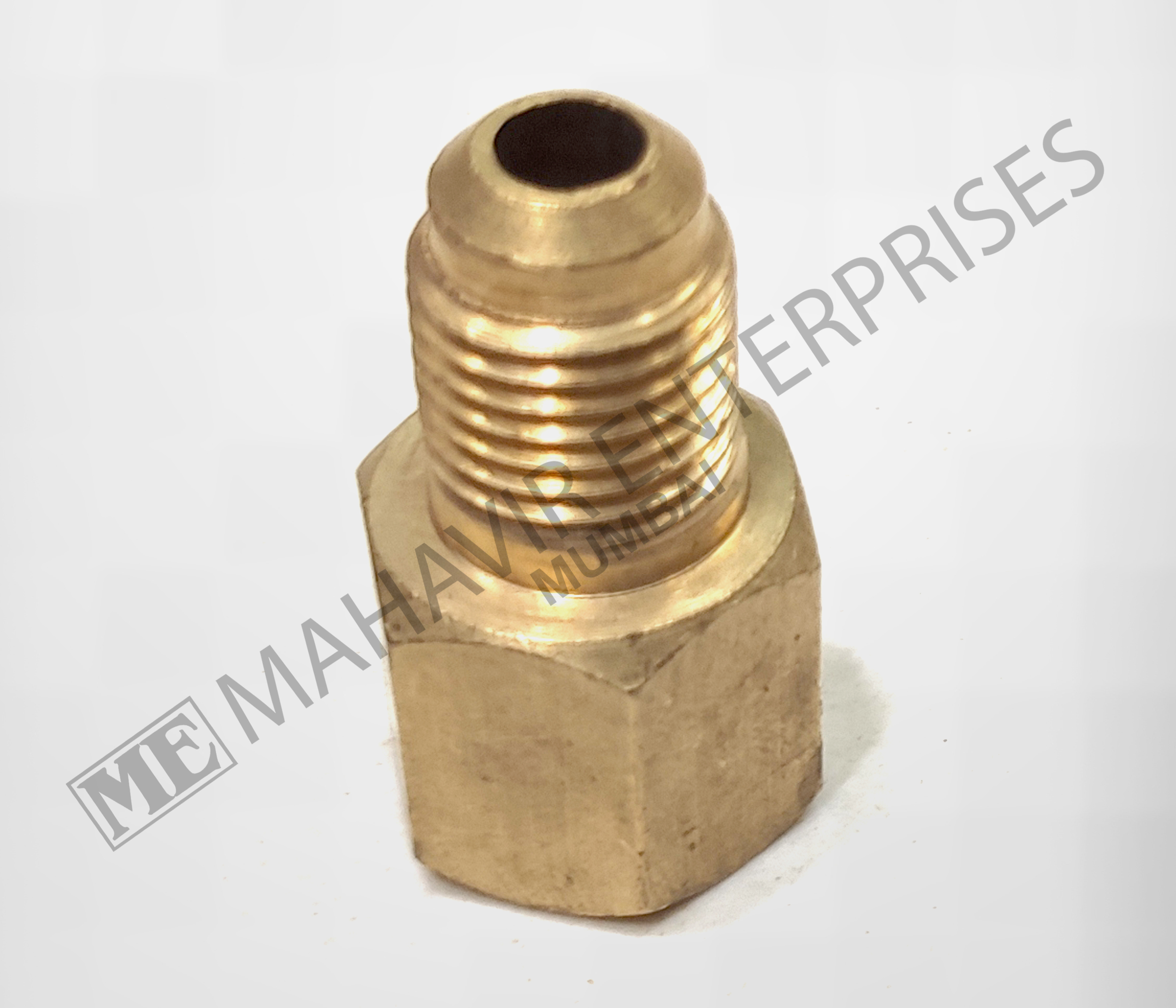 Brass Fitting - Durable Brass Material, Versatile Compatible Design | Ideal For Plumbing And Hvac Applications