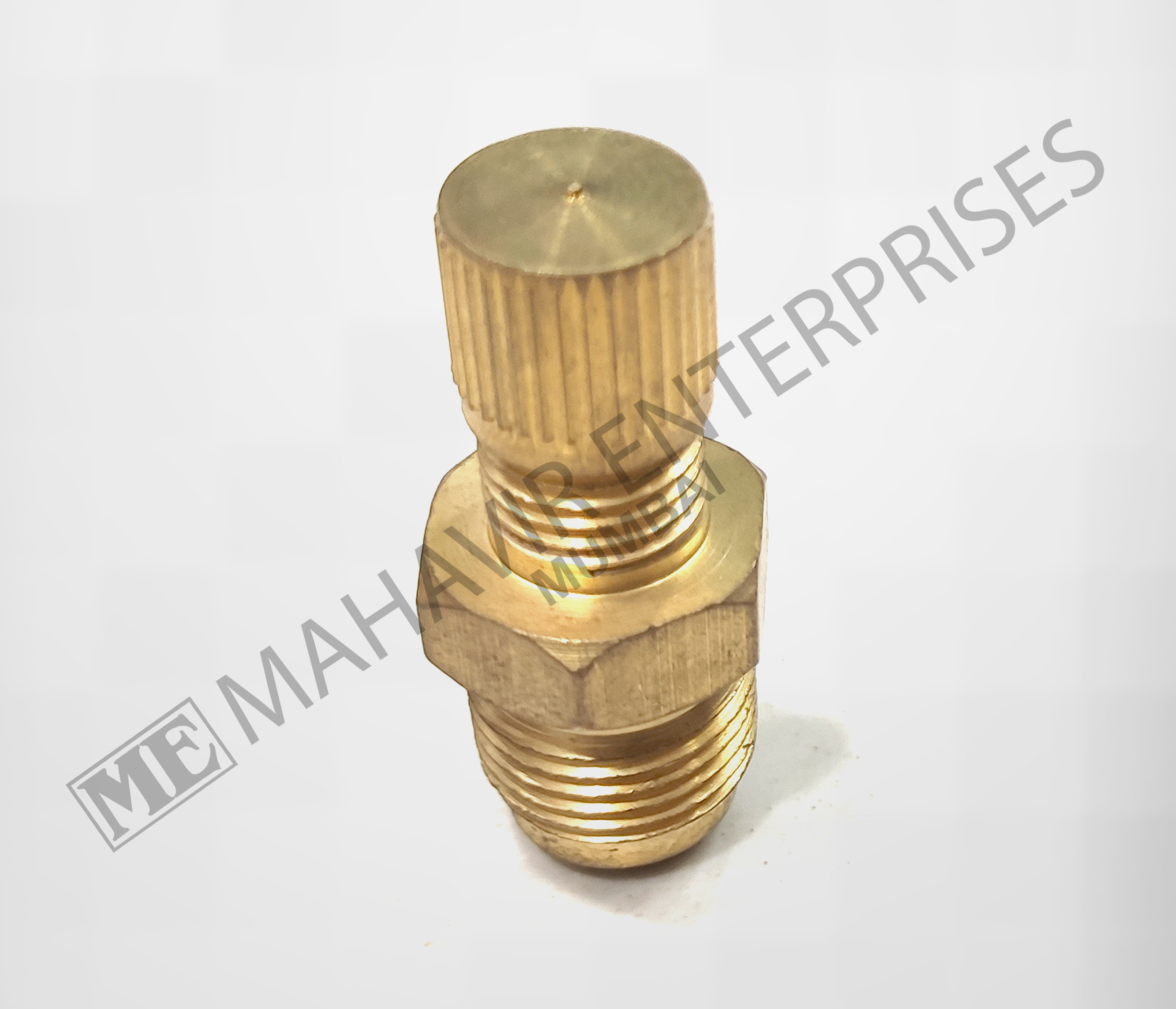 Brass Fitting - Durable Brass Material, Versatile Compatible Design | Ideal For Plumbing And Hvac Applications