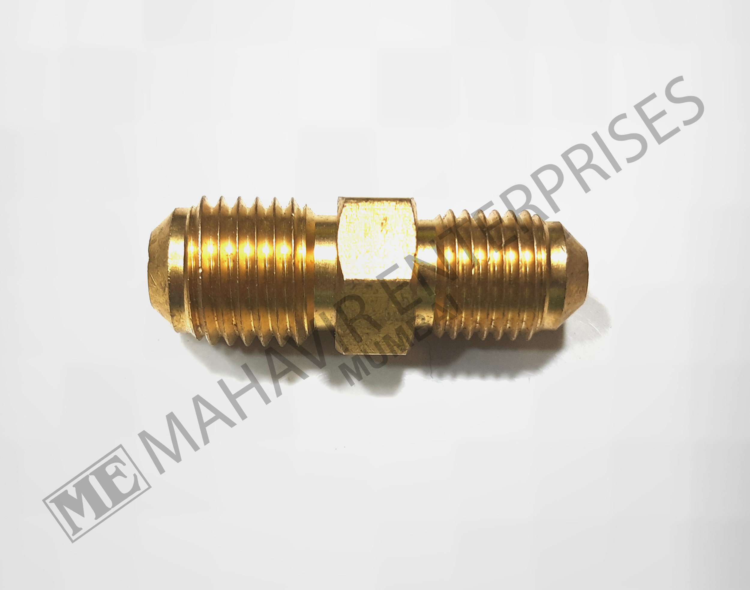 Brass Fitting - Durable Brass Material, Versatile Compatible Design | Ideal For Plumbing And Hvac Applications