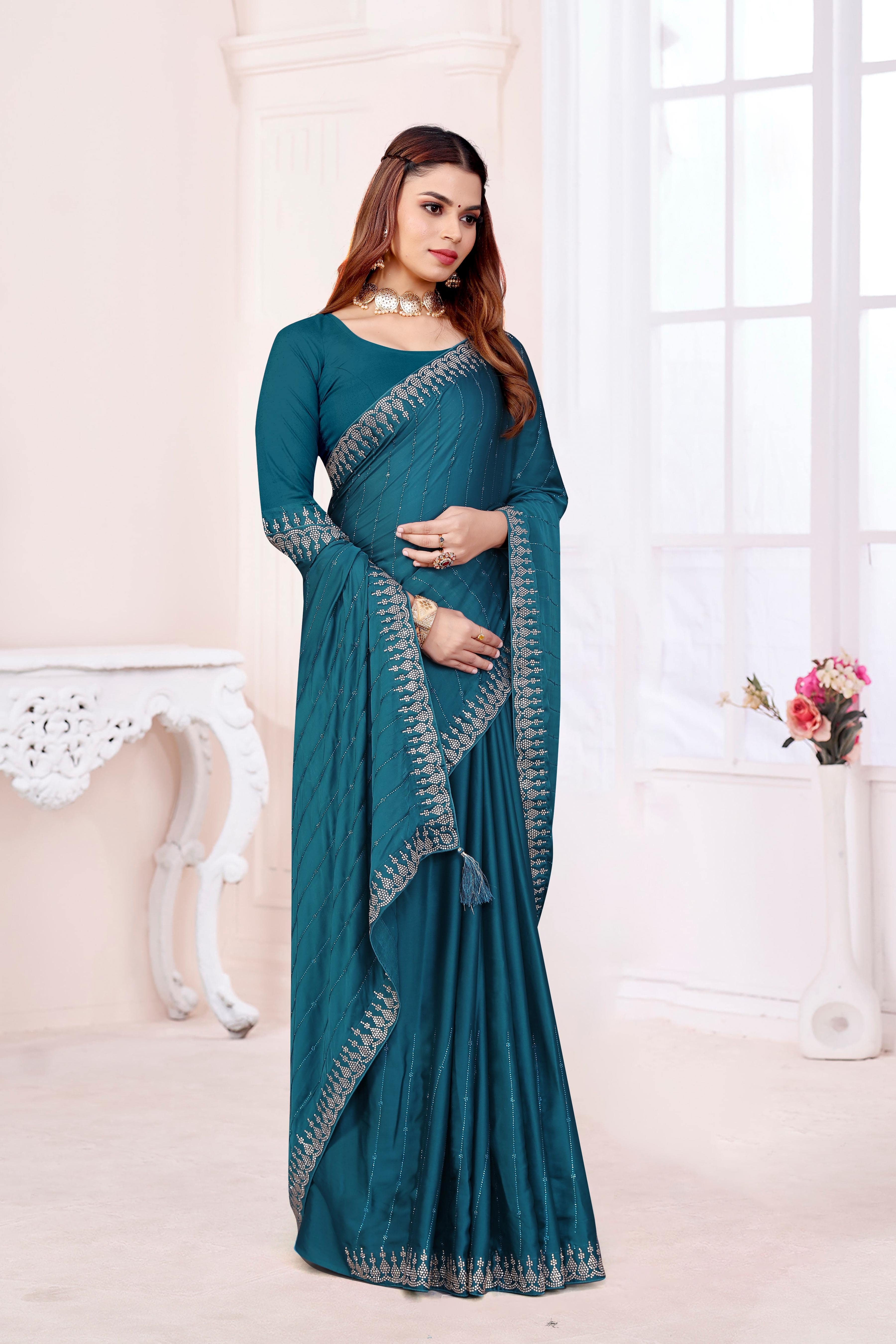 Women Silk Saree -1 - Color: Multicolor