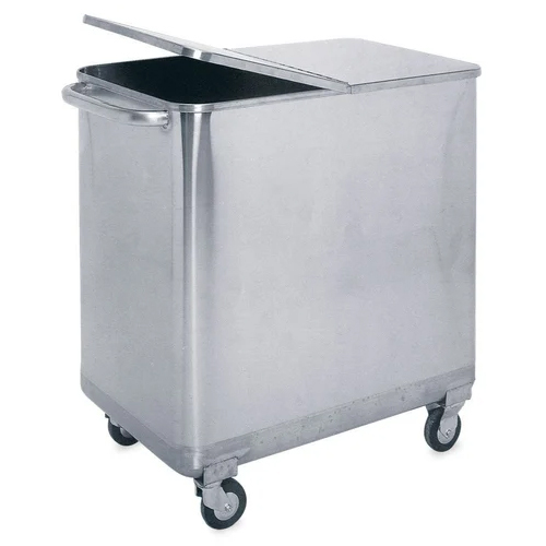 Silver Stainless Steel Bin