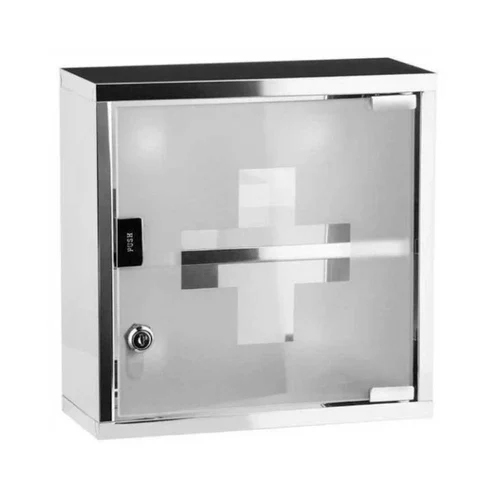 Stainless Steel First Aid Box - Silver SS, Manual Control Mode | Warranty Included, Durable and Versatile Design