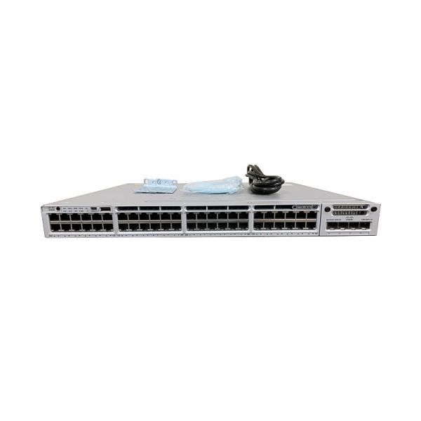 Cisco Ws-c3850-48f-s Switch - 1 Ru, 44.5x48.8x4.45 Cm, 48x10/100/1000 Poe+ Ports, 800w Power, 130.95 Mpps, 176 Gbps Switching Capacity, Ip Base Managed