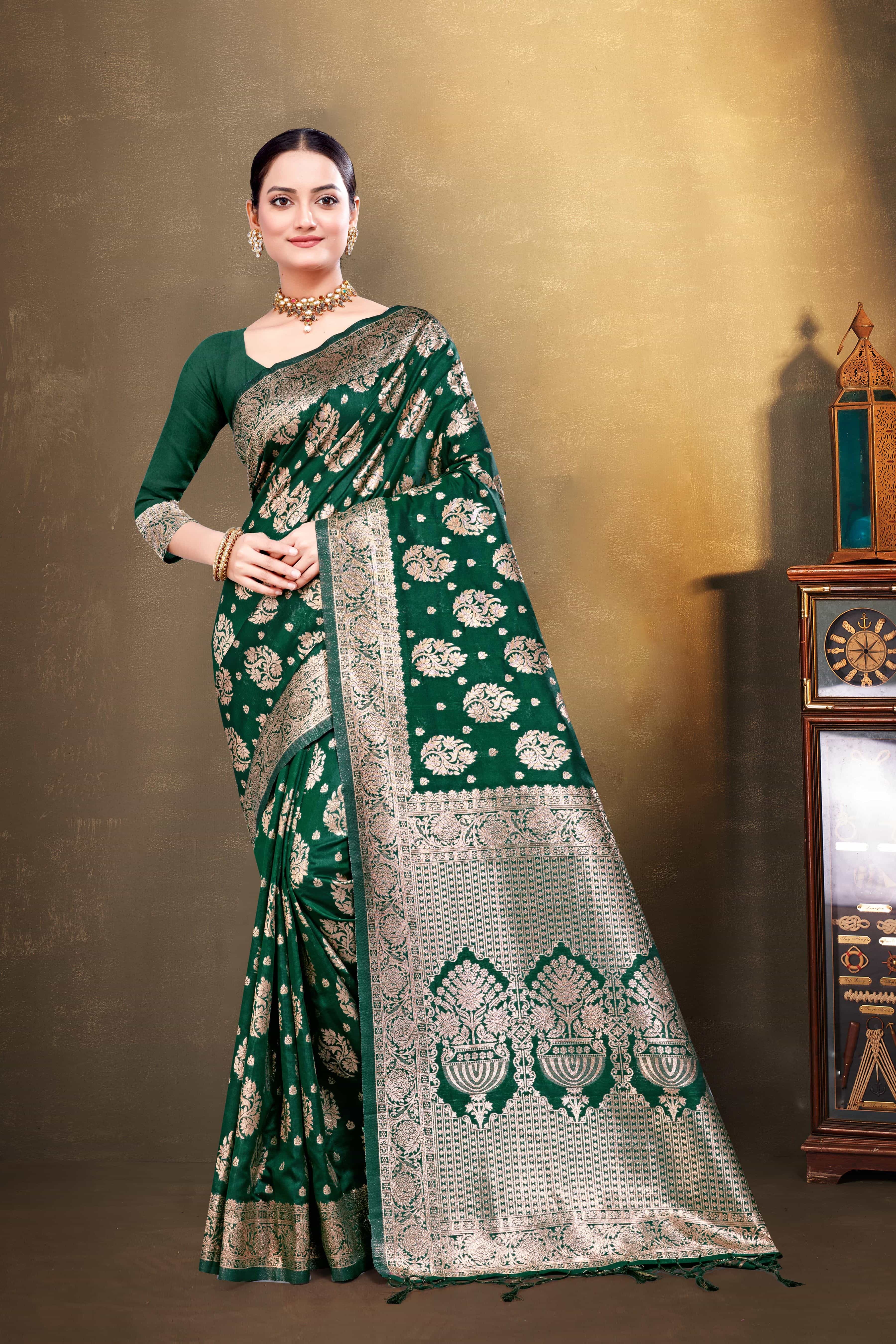 Women Silk Saree -7 - Color: Multicolor
