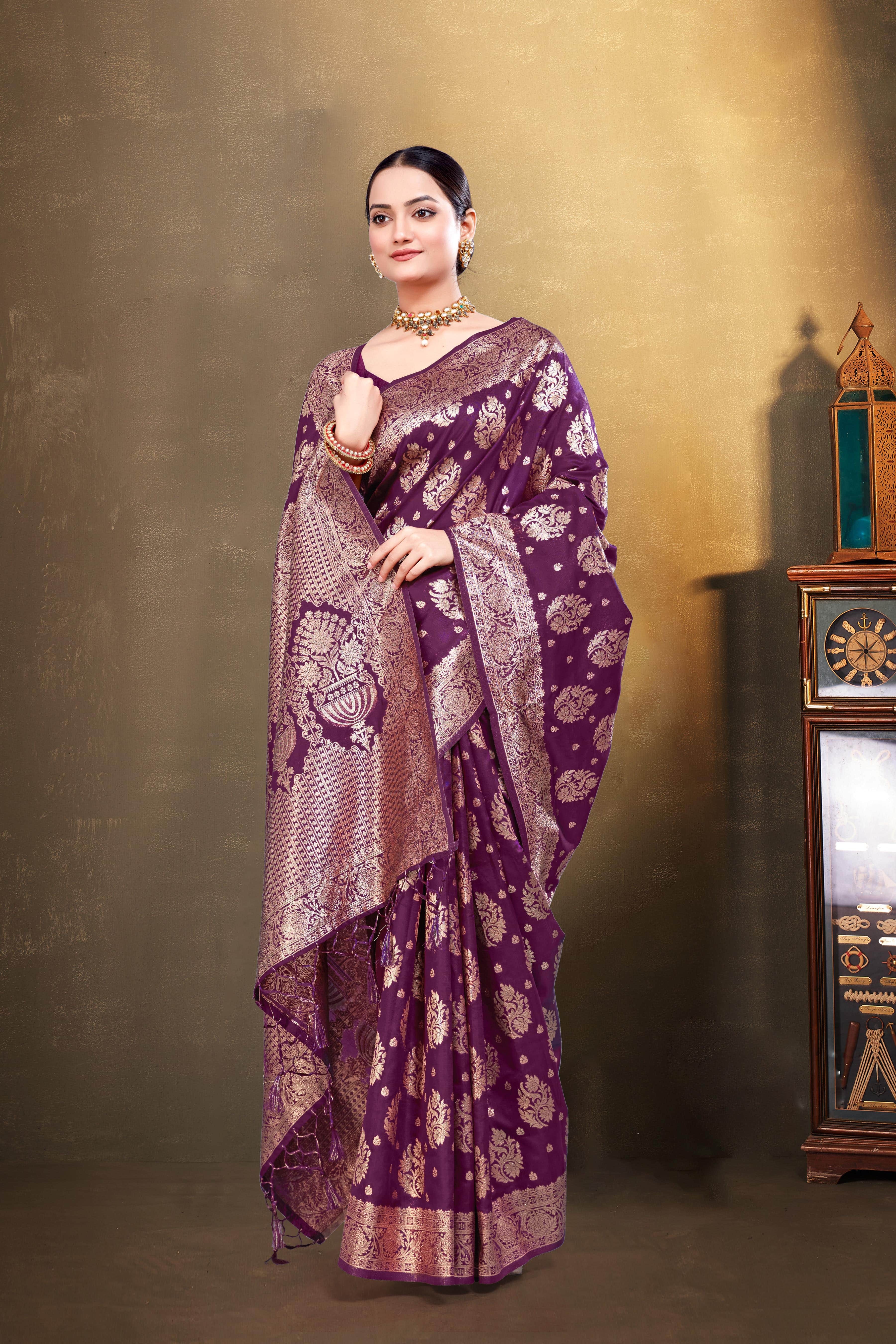 Women Silk Saree -7 - Color: Multicolor