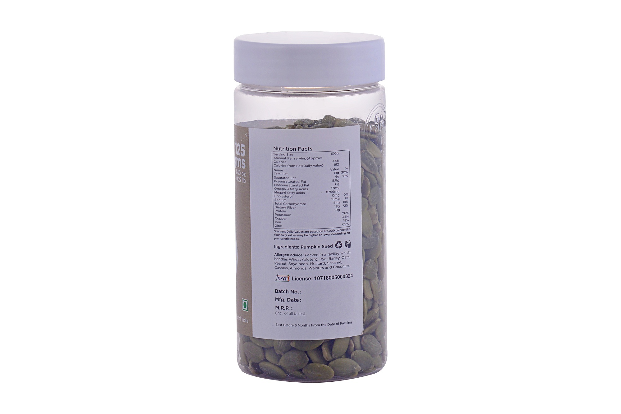 Organic Pumpkin Seeds - 100% Pure, Green Color, Food Grade | Nutrient-dense Pepitas For Immune Support, Bone Health, And Better Sleep