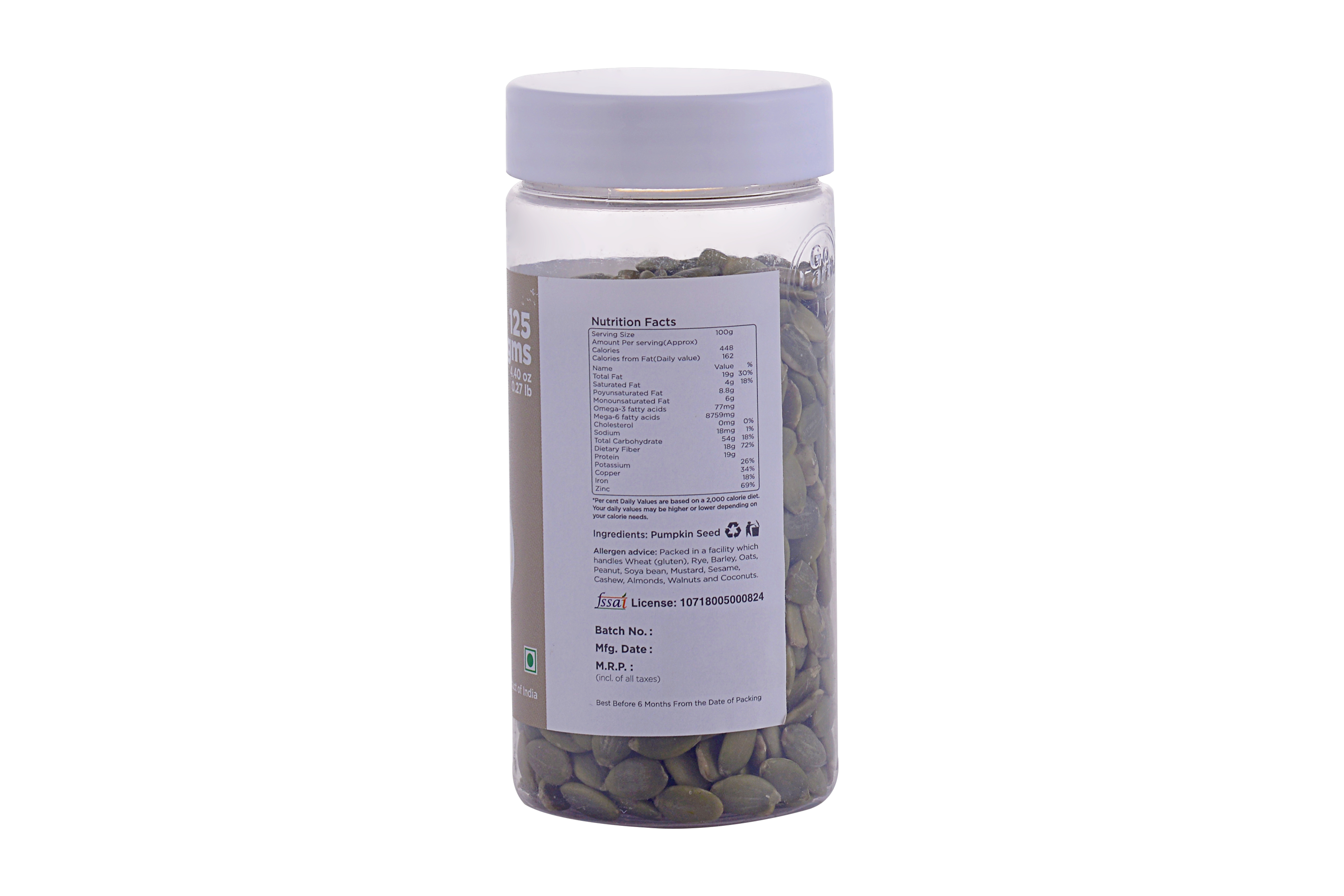Organic Pumpkin Seeds - 100% Pure, Green Color, Food Grade | Nutrient-dense Pepitas For Immune Support, Bone Health, And Better Sleep