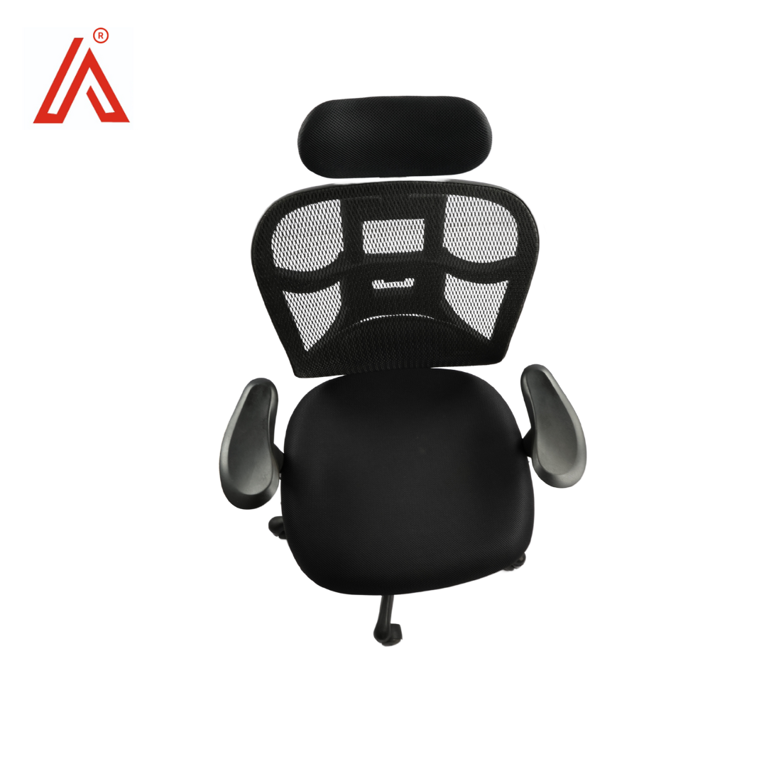 Adhunika High Back Revolving Black Net Office Boss Chair - Assembly: No Assembly Required