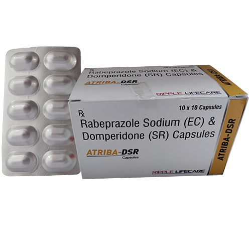 Rabeprazole Sodium EC and Domperidone SR Capsules - 20 mg, Suitable For All - Convenient Capsule Form , Store In Dry Place