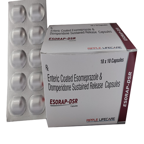 Enteric Coated Esomeprazole And Domperidone Sustained Release Capsules - Drug Type: General Medicines