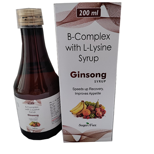 B-comples With L-lysine Syrup General Medicines