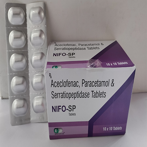 Aceclofenac Paracetamol And Serratioptidase Tablets - Drug Type: General Medicines